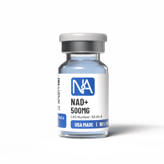 NAD+ vial and packaging